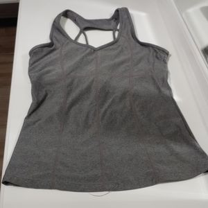 Grey sports tank top